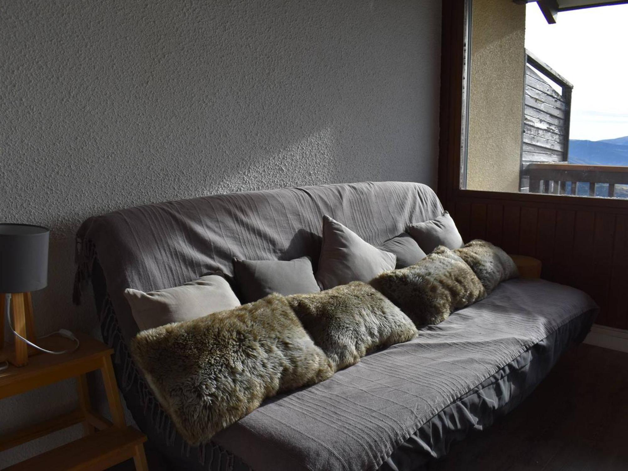 2 Pieces Cabine, Balcon Sud, Parking, Proche Centre-Ville A Font-Romeu - Fr-1-580-11 Exteriör bild